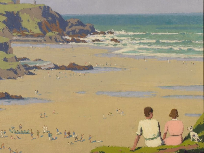 1883-Herbert Alker Tripp - Spiaggia di Summerleaze